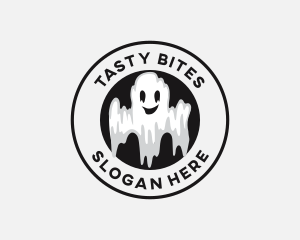 Spooky - Scary Halloween Ghost logo design