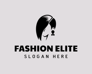 Vogue - Stylish Woman Salon logo design