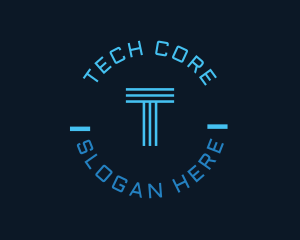 Cyber Neon Technology logo design