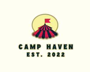 Tent - Fair Carnival Tent logo design