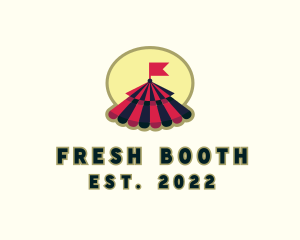 Booth - Fair Carnival Tent logo design