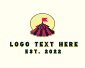 Booth - Fair Carnival Tent logo design