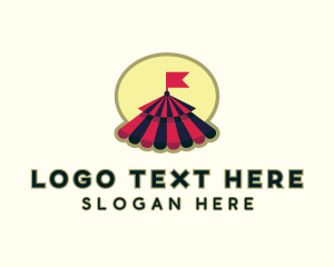 Booth - Fair Carnival Tent logo design