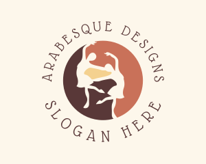 Arabesque - Ballet Dance Performance Studio logo design