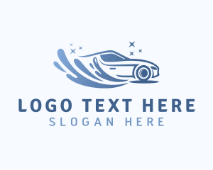 Shiny - Gradient Car Wash logo design