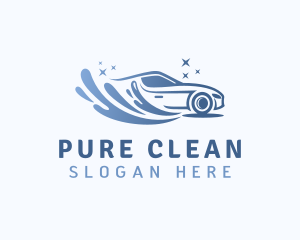 Gradient Car Wash logo design