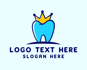 Crown - Dental Tooth Crown logo design