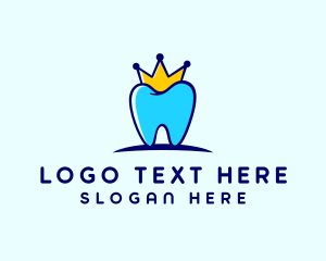 Premium - Dental Tooth Crown logo design