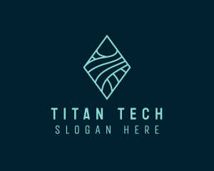 Digital Tech Wave Firm logo design