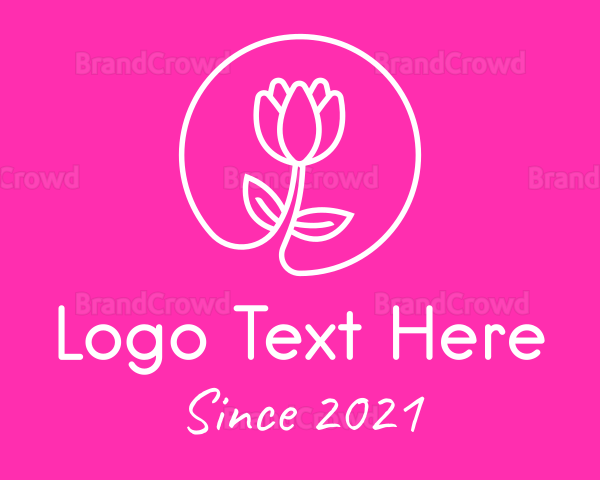 Elegant Beauty Flower Logo