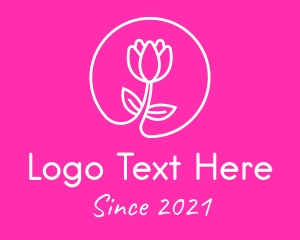 Dahlia - Elegant Beauty Flower logo design