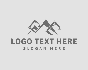 Wrecking Ball - Mountain Crane Construction logo design