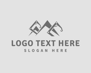 Loader - Mountain Crane Construction logo design
