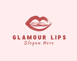 Beauty Lipstick Cosmetic logo design