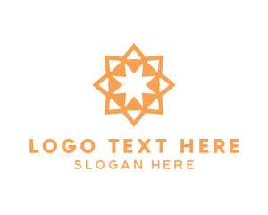 Startup - Luxury Orange Star logo design