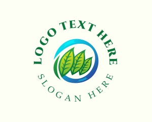 Trimming - Botanical Landscaping Leaves logo design