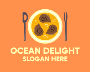 Seafood - Escargot Seafood Restaurant logo design