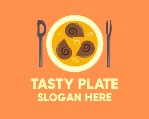 Dish - Escargot Seafood Restaurant logo design