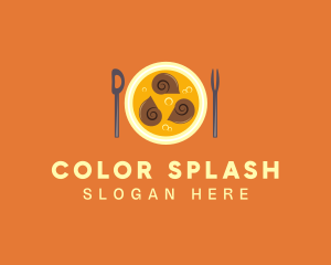 Escargot Seafood Restaurant logo design