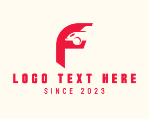Auto Shop - Car Repair Letter F logo design
