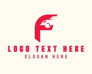 Car Repair Letter F Logo