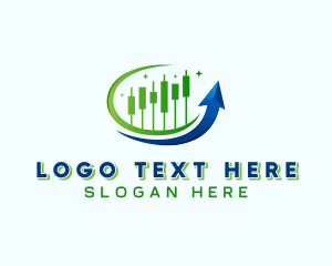 Statistics - Accounting Finance Trading logo design