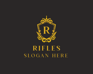 Royal Crown Shield Crest  Logo