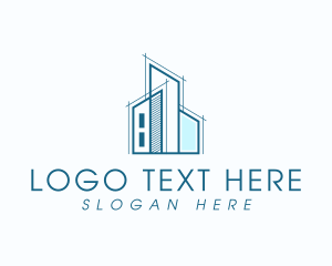 Trenching - Home Property Construction logo design