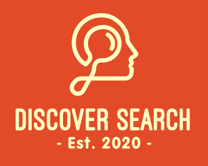 Head Psychology Search logo design