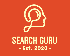 Head Psychology Search logo design