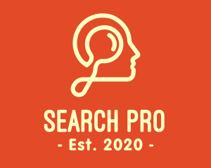 Search - Head Psychology Search logo design