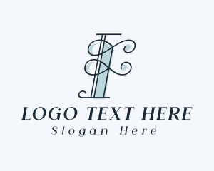 Elegant Swirl Beauty Logo