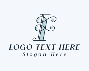 Elegant Swirl Beauty Logo