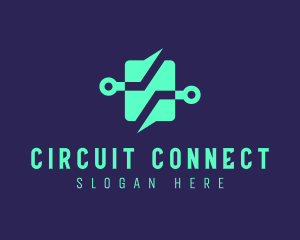 Circuit - Digital Circuit Technology logo design