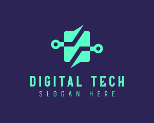 Digital Circuit Technology logo design