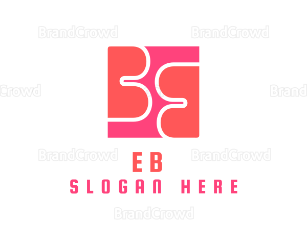 Pink Letter BB Monogram Logo