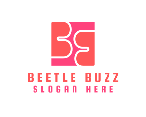 Pink Letter BB Monogram logo design