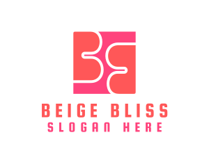 Pink Letter BB Monogram logo design