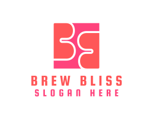 Pink Letter BB Monogram logo design