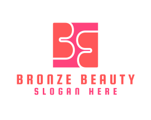 Pink Letter BB Monogram logo design