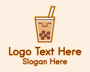 Happy Bubble Tea  Logo