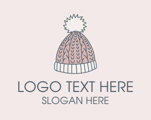 Knit Winter Hat Logo