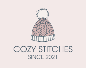 Knit Winter Hat logo design