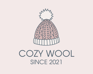 Knit Winter Hat logo design