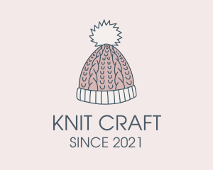 Knit Winter Hat logo design