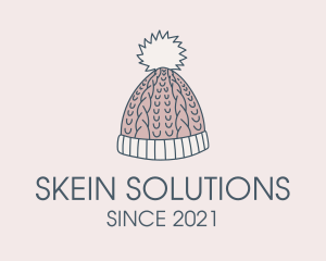 Skein - Knit Winter Hat logo design