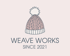 Knit Winter Hat logo design