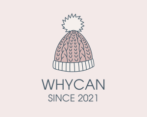 Crochet - Knit Winter Hat logo design
