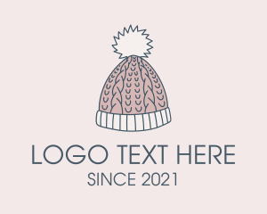 Bonnet - Knit Winter Hat logo design
