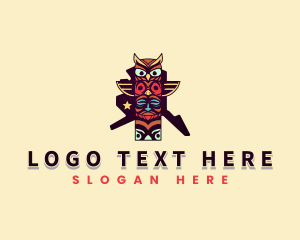 Alaska Totem Pole Logo